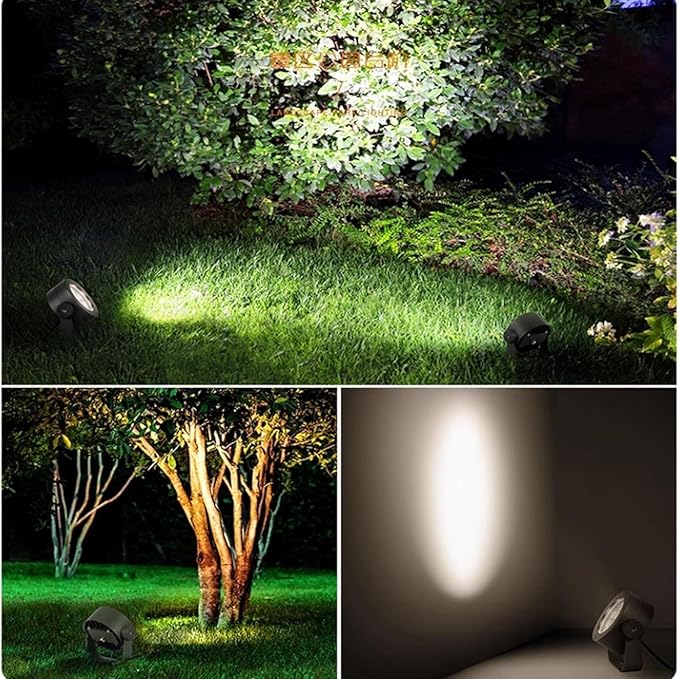 Outdoor Spotlights - LED Floodlights AC85~265V Tree Landscape Spotlights Spotlight Led Beam Light Outdoor IP65 Waterproof Garden Lawn Lights Angle Adjustable(Red18w)