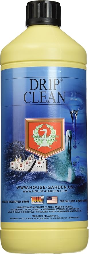 House &amp Garden HGDPC01L Drip Clean Fertilizer 1 Liter