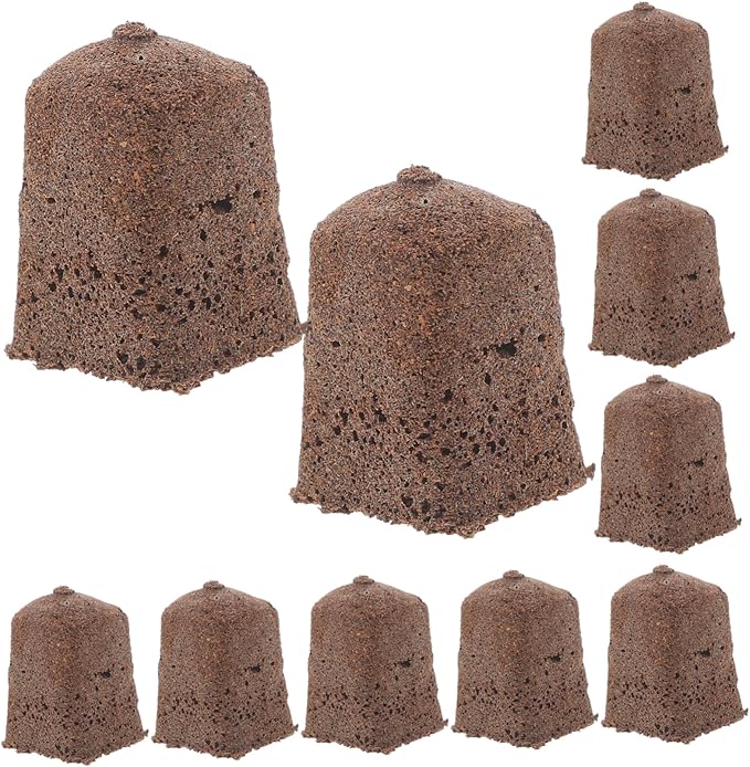 balacoo 200pcs Plant Soil Block Seedling Starter Trays Plant Soil Garden Supplies Flower Cultivation