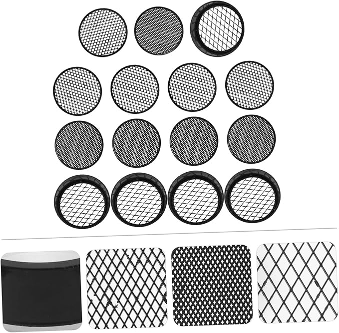 Happyyami 5sets Plastic Soil Sieve Set for Garden Planting Sifting Pan Terrarium Soil Screen Gardening Tool