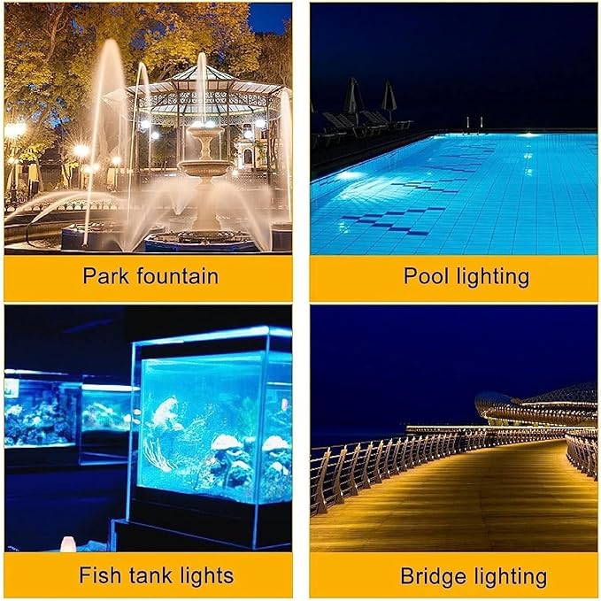2PCS Outdoor Recessed Spot Light - 3W Ground Landscape Lights IP67 Waterproof Color Changing Garden Floor Lamp RGB Outdoor Buried Lights with Remote Control Spotlights(3W(24V))