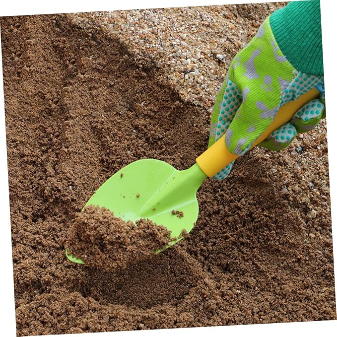 GALPADA 1set Boys and Girls Gardening Tools Set Hand Planting Kit Apron Shovel Rake and Garden Accessories for Boys and Girls Safe and Fun for Toddlers