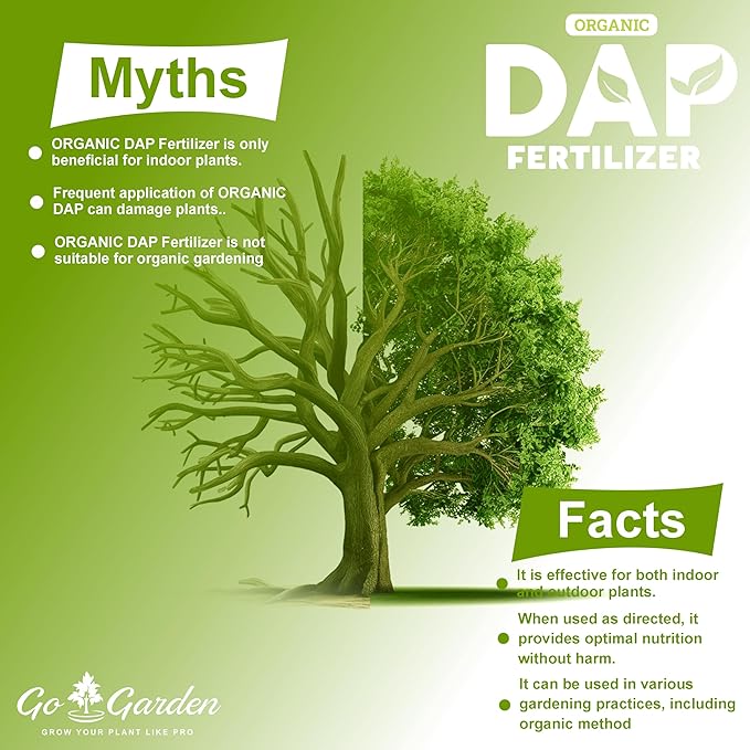 Go Garden Bio DAP Fertilizer for Home Plant - All Purpose Plant Food Gardening Fertilizer 950 Grams Granules