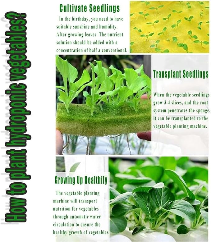 Hydroponics Growing SystemHydroponics SystemHydroponics Growing System Kit - Large Outdoor - 108 Pot Hydroponics Growing Tower Herb Garden Planter Indoor Gift