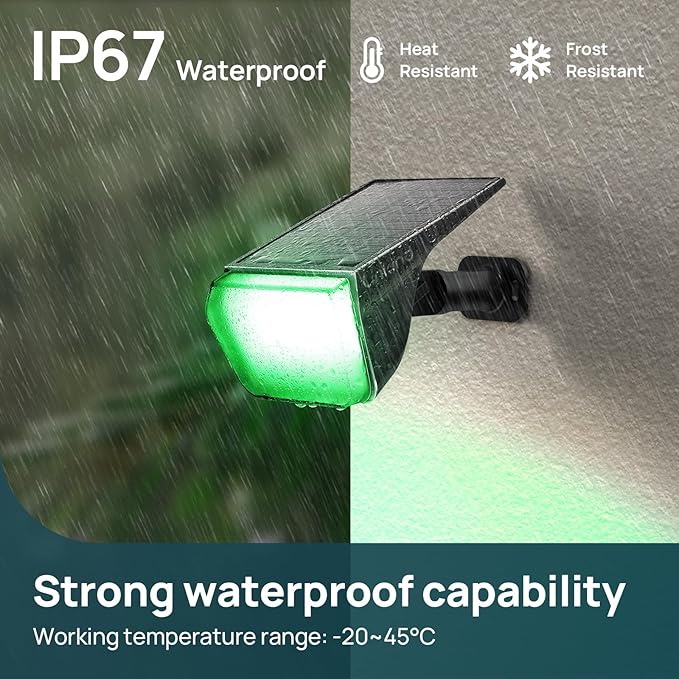 Linkind RGB Lights with Smart Solar Spot Lights Outdoor SL5C