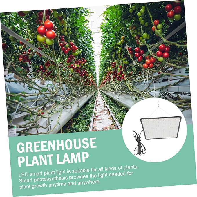 BESPORTBLE Led Plant Growth Lamp Options Hanging Chain Professional Craft Easy Install for Indoor Greenhouse Use