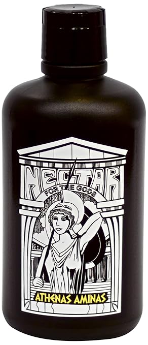 Nectar for the Gods NGAA1004 Athena's Aminas Qt Liquid Fertilizer 1 Quart 32 Ounces Black