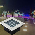 Outdoor Recessed Spotlight - AC85-265V Ground LED Land Scape Light Square IP67 Waterproof Buried Lights LED Spotlight Outdoor Floor Lamp Sidewalk Lighting Landscape(Warm White Light5W)