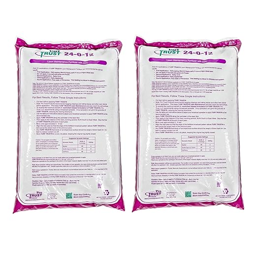 10M Lawn Maintenance Fertilizer 24-0-12 (Pack of 2)