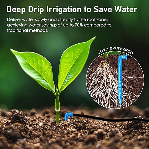 WIOR Automatic Plant Waterer Drip Irrigation System Kit for 15 Potted Plants Indoor Self Watering System Plant Watering Devices with Programmable Water Timer for Garden Balcony Greenhouse Vacation