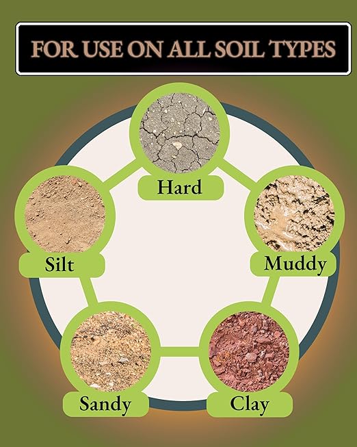 John&ampBob’s Penetrate Liquid Biotiller | Organic Clay Soil Treatment Break up Hard &amp Clay Soil 32oz. (4000 sq. ft.)