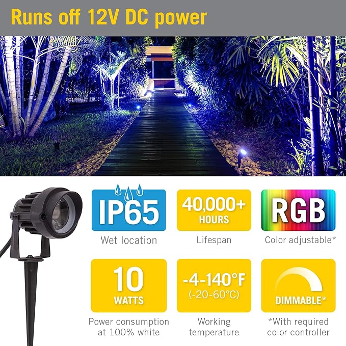 Armacost Lighting Low-Voltage LED Landscape Light (RGB) 442920