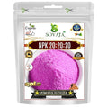 Sovata® NPK 20:20:20 Nitrogen Powder Potassium Phosphorus Powerful Organic Fertilizer for Overall Healthy Growth of Plants. (400 gm)