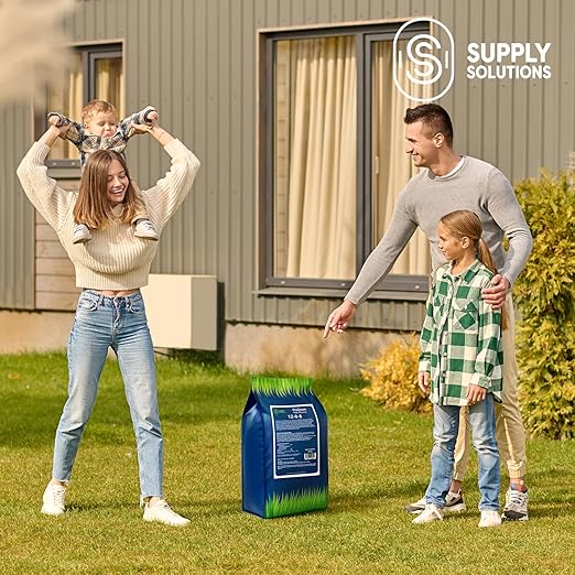 Supply Solutions | ProGreen 12-0-8 Plus 14% Iron | Granular Lawn and Garden Fertilizer - Plant Food Support for Deep Green Color and Stronger Roots - Perfect Spring Boost for Lawns (25 Pounds)