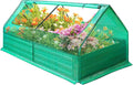 Green House for Outside &amp Raised Garden Beds Outdoor Kit – Perfect for Urban Gardens Comes with Garden Covers for Raised Beds + Planters for Outdoor Plants
