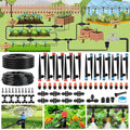 240FT Drip Irrigation System for Garden 2026 Upgraded Quick-Connect Automatic Garden Watering System with 1/2 &amp 1/4 Tubing and Adjustable Nozzle Emitters for Greenhouse Yard Lawn Raised Bed