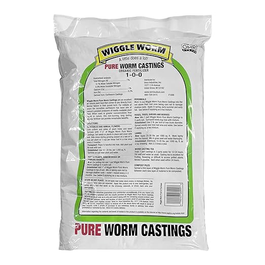 100% Pure Organic Mineral-Dense Worm Castings Fertilizer 30lbs - Improves Soil Fertility and Aeration for Growing Better Houseplants Vegetables and More Pack of 3