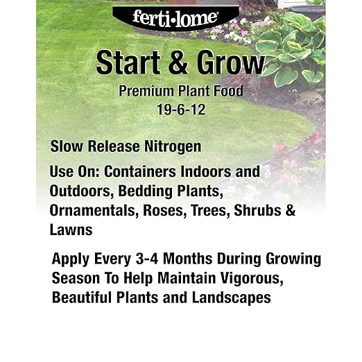 Fertilome (13745) Start &amp Grow Premium Plant Food 19-6-12 (3.25 lbs.)