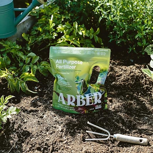 All-Purpose Granular Fertilizer – 4 Pack 4 lb Total | Organic-Based Plant Food for Vegetables Flowers Shrubs &amp Lawn | Slow-Release Nutrients Boost Growth Root Strength &amp Soil Health for Ga