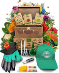 75 Medicinal &amp Tea Herb Seeds Variety Pack Garden Seed Starter Kit - Over 47380 Non-GMO Heirloom Seeds for Planting Herbs and Vegetables Seed Box with Gardening Supplies Gardening Gifts