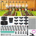 Drip Irrigation Kit DIY Automatic Garden Watering System with Push-Fit Connectors 2026 New Upgraded Water-Saving Design 3 Adjustable Nozzles for Yard Greenhouse Lawn &amp Potted Plants (100FT)