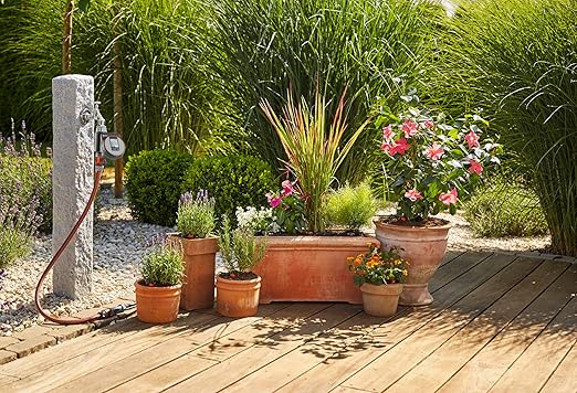 Gardena Starter Set Flower Pots M Automatic: The Micro-Drip System Starter Set for Seven pots and Three troughs (13002-20)
