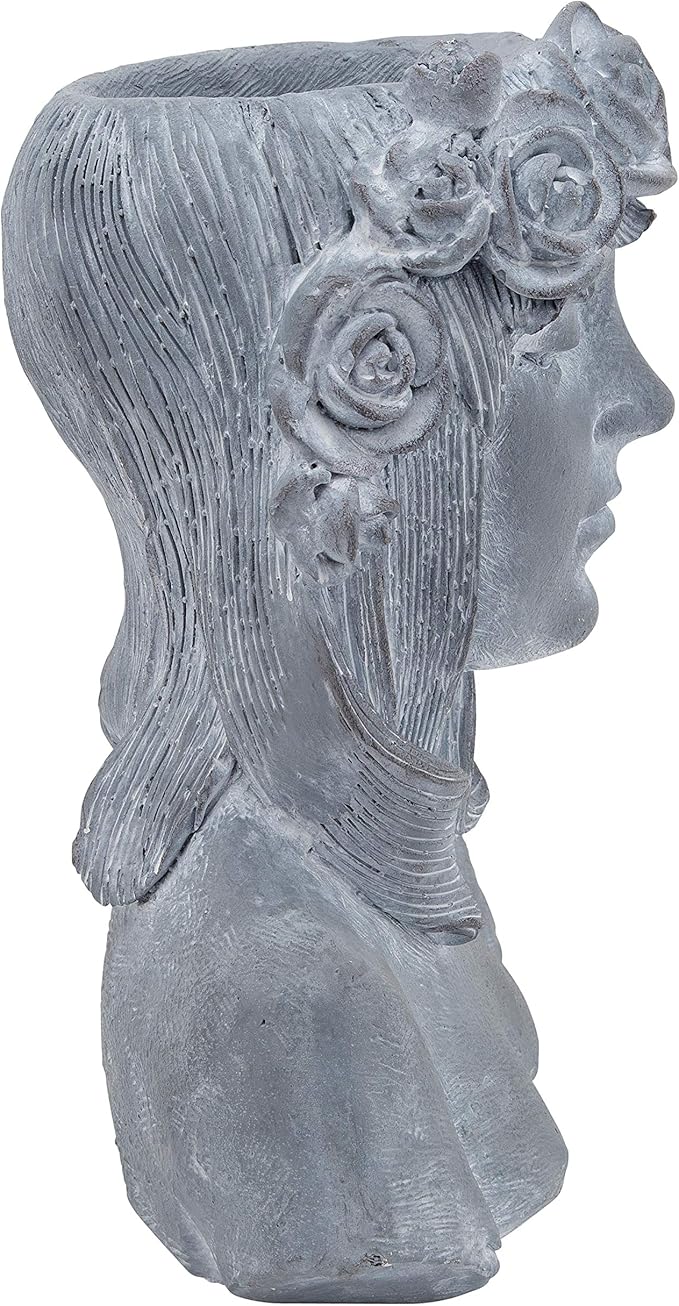 Generic Resin 19 Lady W Roses Gray