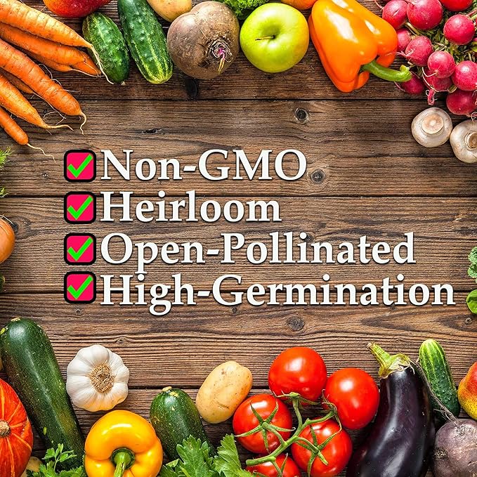 Rainbow Blend Carrot Seed Mix - 1 Oz ~20000 Seeds - Non-GMO Heirloom Vegetable Garden Seeds: Atomic Red Cosmic Purple Lunar White Solar Yellow