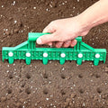 Seed Dibber Multifunctional Seed Spacer Tool Seed-in Soil Digger Garden Spacer aid for Planting Seeds Laying Out ideally Spaced Rows (Green)