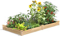 Greenes Fence Premium Cedar Raised Garden Bed 4' x 8' x 7 (3/4 Thick) - Made in USA with North American Cedar