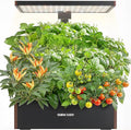 SUNCOZE Hydroponics Growing System Kit 20 Pods Indoor Herb Garden with 10L Water Tank &amp Adjustable Height 25 30W LED Grow Light LCD Display with Veg/Flower Modes Pump &amp Low Water Reminder