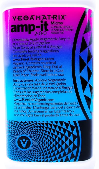Vegamatrix Amp-It Micros + Aminos - 1 Quart by Vegamatrix