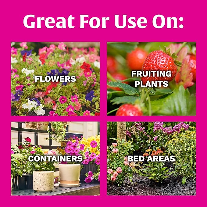 Scotts Super Bloom Water Soluble Plant Food 2 lb - NPK 12-55-6 - Fertilizer for Outdoor Flowers Fruiting Plants Containers and Bed Areas - Feeds Plants Instantly
