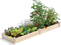 Greenes Fence Original Pine Raised Garden Bed 2' x 8' x 7 - Made in USA with American Pine