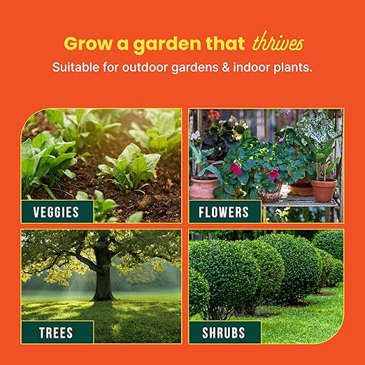 Sunday WonderFert 2 Pack - All-Purpose Liquid Fertilizer - 10-2-6 NPK Outdoor &amp Indoor Fertilizer - for New and Established Flowers Veggies Trees Shrubs &amp Indoor Plants - Covers up to 1600