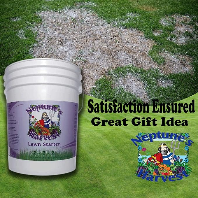 Neptune's Harvest Lawn Starter Fertilizer 5 Gallon Pail