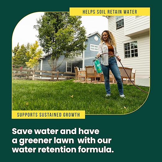 Sunday Water Focus - Fertilizer for Drought Season - Perfect for Dry Hot Climates - Soil Water Retention - Supports Sustained Growth - 2 Pack 42 Fl Oz