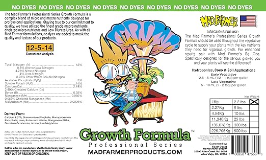 Growth Formula Professional Series 12-5-14 : 5 lbs. 2.27 Kg