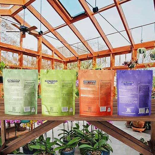 Chilihead Formula - All-in-One Fertilizer for Peppers &amp Chilies with Balanced Nutrition - Water Soluble Plant Food for Bold Harvests &amp Thriving Plants - 1 LB Pouch