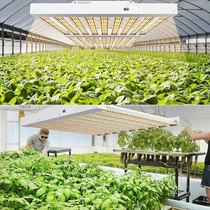 2024 New SPF4000 PRO 400W LED Grow Light 5x5ft Coverage with Veg &amp Bloom Dimmer Timer Full Spectrum Grow Lamps for Indoor Plants Seeding Flowering LED Plant Light Fixture