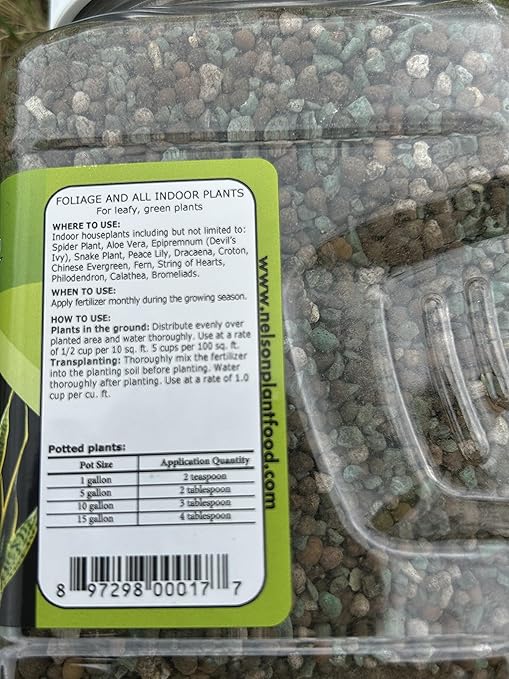 Nelson Plant Food Indoor for Indoor Plants 2lb