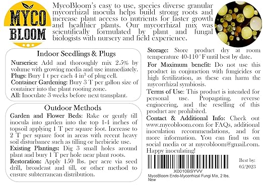 Endo-mycorrhizae (2 lbs)