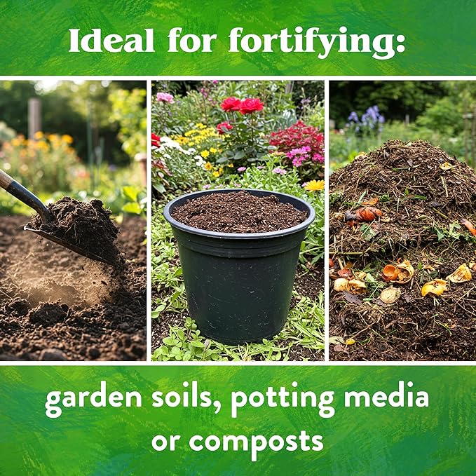 Down To Earth All Natural Fertilizers Organic Greenstone Metabasalt - Soil Amendment with Trace Minerals Iron Calcium Magnesium 5 lb