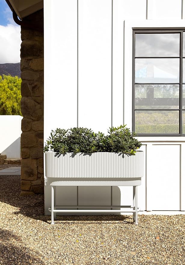 Veradek Demi Series Raised Garden Bed w/Stand - Self-Watering Planter for Backyard &amp Garden | All-Weather Use