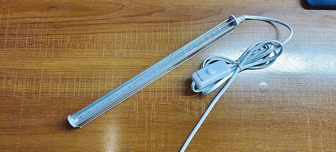 TREE.NB Plant Growing Lamps - 80W 80 LED Lamps with Full Spectrum/Red Blue Spectrum 3/9/12H Timer 10 Dimmable Level Adjustable Gooseneck 3 Switch Modes