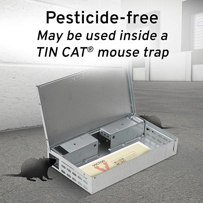 Victor M309 Professional Glue Boards for Insect and Rodent monitoring - 72 Glue Boards