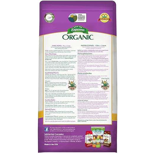 Espoma Organic Azalea-Tone 4-3-4 Natural &amp Organic Fertilizer and Plant Food for All Flowering Evergreen Shrubs. 4 lb. Bag. Use for Planting &amp Feeding to Promote Growth &amp Blooming - Pack o