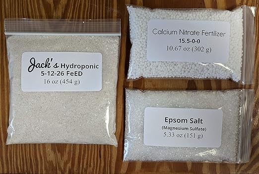 Jack's 321 Hydroponic Nutrients Fertilizer Plant Food - 2 lb Kit