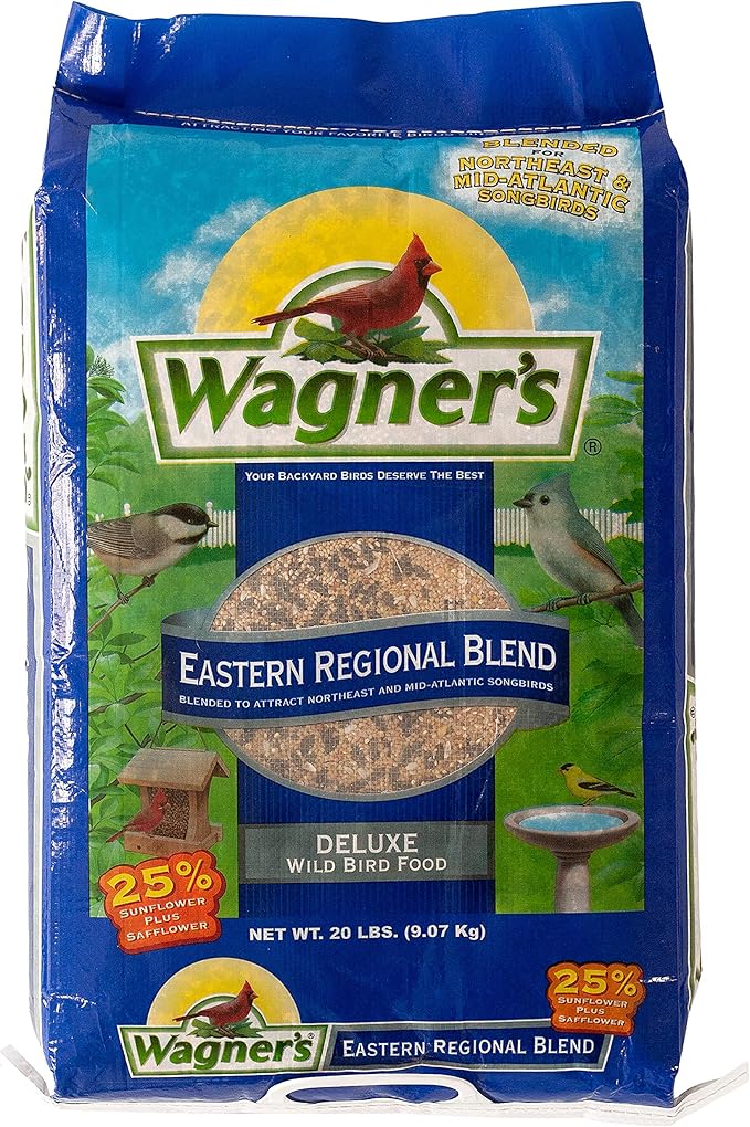 Burpee 9 Quarts Premium Organic Potting Soil Mix &amp Wagner's 20-Pound Eastern Regional Wild Bird Food