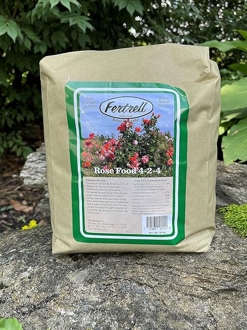 Rose Food 4-2-4 Organic Fertilizer 10lb or 25lb